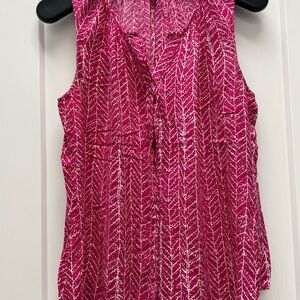 Pink Sleeveless Top